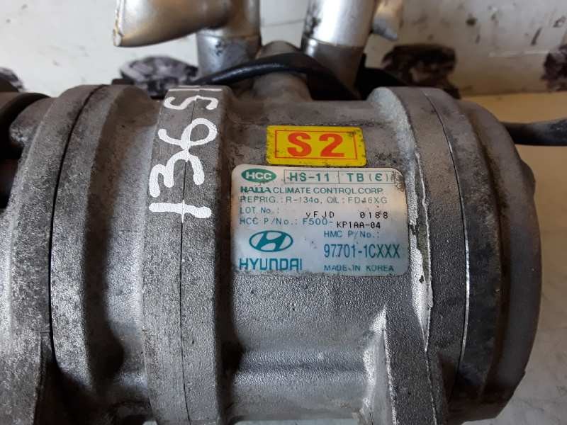 Recambio de compresor aire acondicionado para hyundai getz (tb) g4hd referencia OEM IAM 977011CXXX/F500KP1AA04  