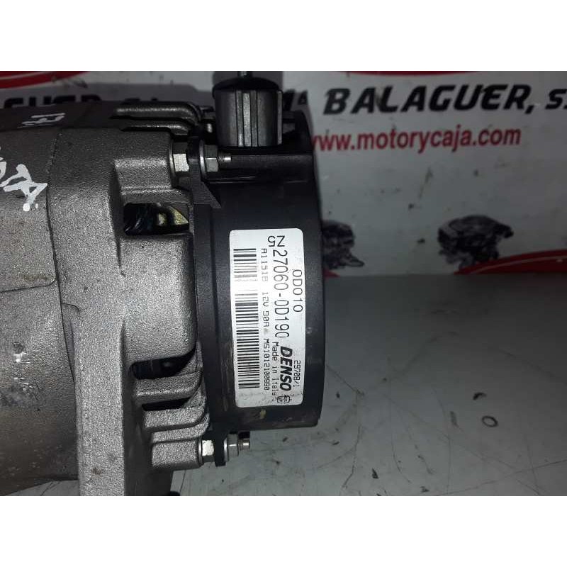 Recambio de alternador para toyota corolla verso (r1) 1zzfe referencia OEM IAM 270600D190/A115IB/90A  