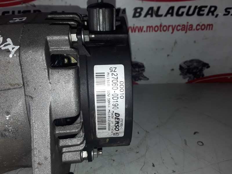Recambio de alternador para toyota corolla verso (r1) 1zzfe referencia OEM IAM 270600D190/A115IB/90A  