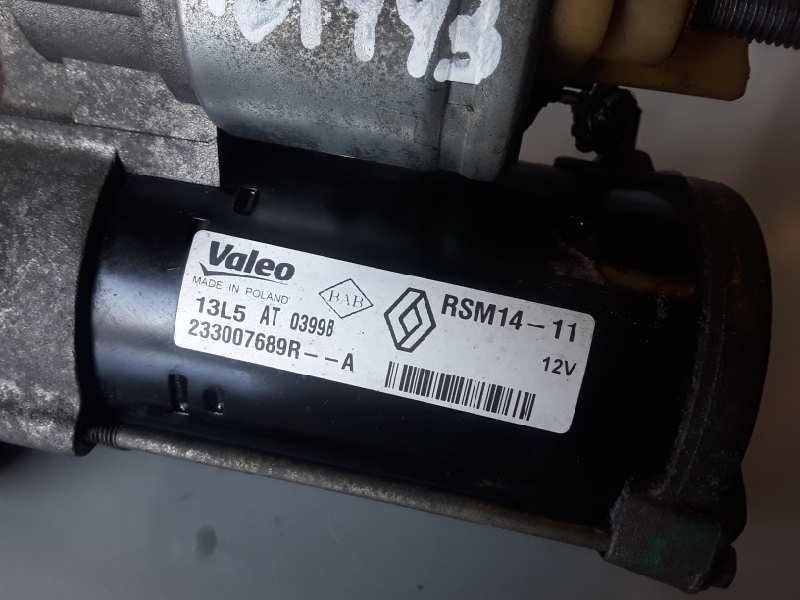 Recambio de motor arranque para dacia sandero ii k9k626 referencia OEM IAM 233007689R  