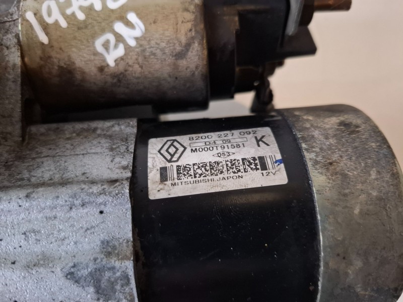 Recambio de motor arranque para renault megane ii berlina 5p k9k722 referencia OEM IAM M000T91581  