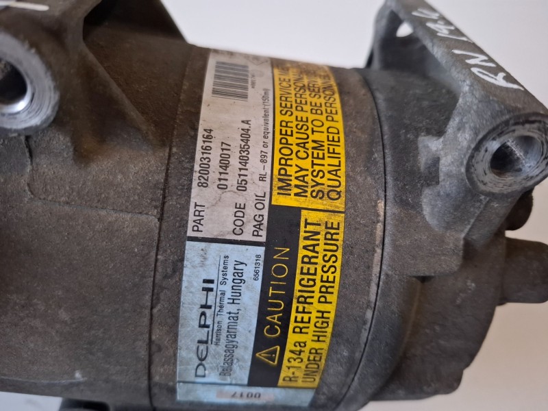 Recambio de compresor aire acondicionado para renault megane ii berlina 5p k9k722 referencia OEM IAM   