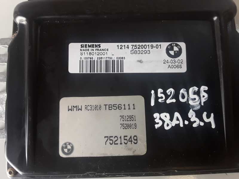 Recambio de centralita motor uce para bmw mini (r50,r53) w10b16a referencia OEM IAM 1214752001901/S118012001L/S83293  