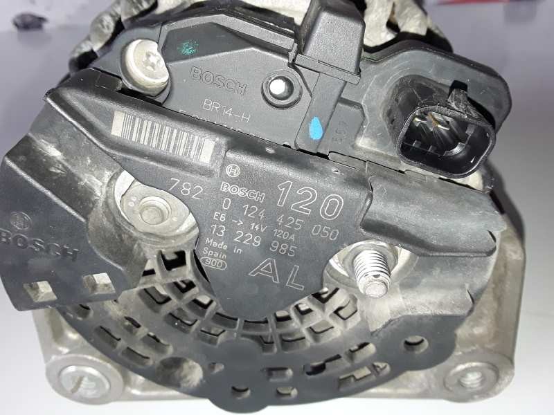 Recambio de alternador para opel zafira b z18xer referencia OEM IAM 0124425050/13229985/120A  