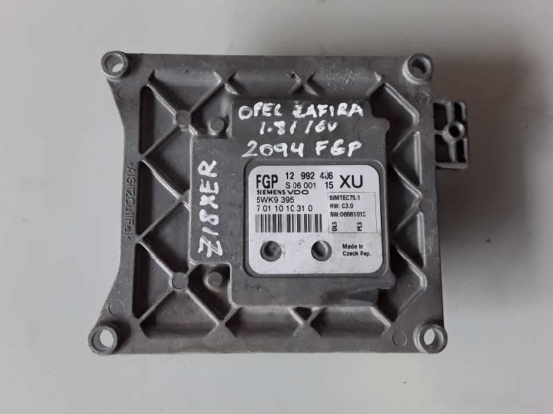 Recambio de centralita motor uce para opel zafira b z18xer referencia OEM IAM 12992406/S0600115/5WK9395  