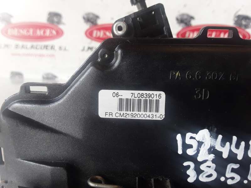 Recambio de cerradura puerta trasera derecha para seat altea (5p1) bjb referencia OEM IAM 7L0839016  