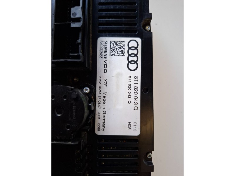Recambio de mando climatizador para audi a5 coupe (8t) cam referencia OEM IAM 8T1820043Q  