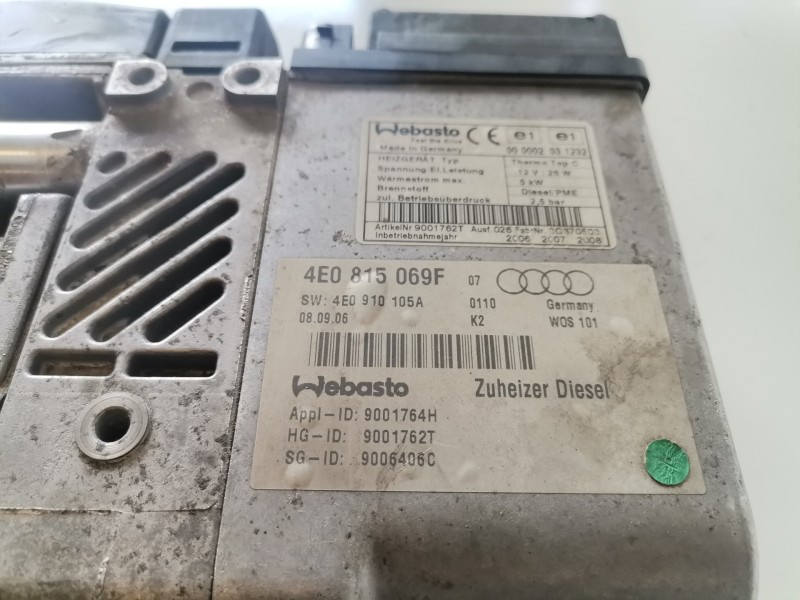 Recambio de motor calefaccion para audi a8 (4e) bvn referencia OEM IAM 4E0815069F  