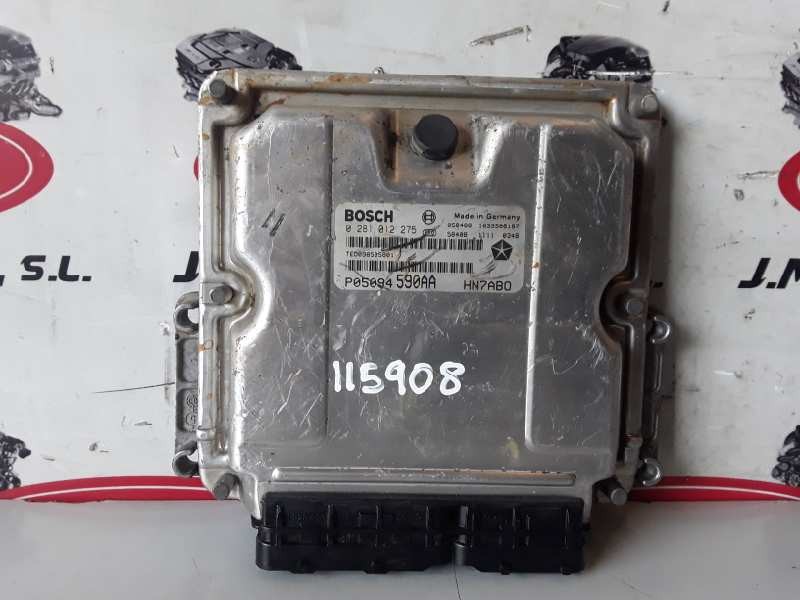 Recambio de centralita motor uce para chrysler voyager (rg) vm07c referencia OEM IAM 0281012275/P05094590AA/HN7ABO  