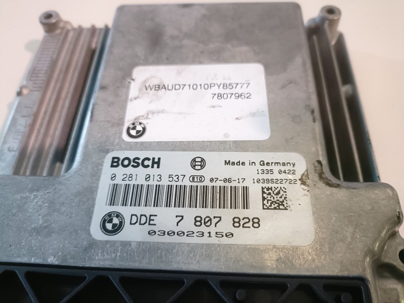 Recambio de centralita motor uce para bmw serie 1 berlina (e81/e87) n47d20a referencia OEM IAM 0281013537  