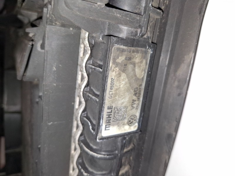 Recambio de radiador agua para volkswagen crafter furgón (sy/sx) dau referencia OEM IAM 2N0121253B  