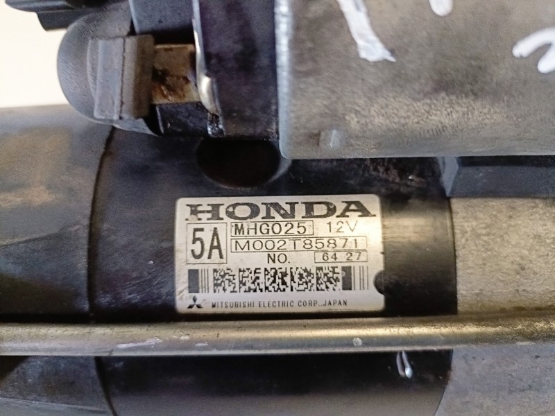 Recambio de motor arranque para honda civic 5 puertas (fk) n22a2 referencia OEM IAM M002T85871  