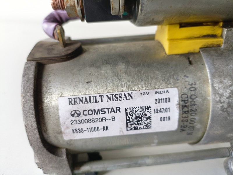 Recambio de motor arranque para dacia sandero ii h4d470 referencia OEM IAM 233008820RB  