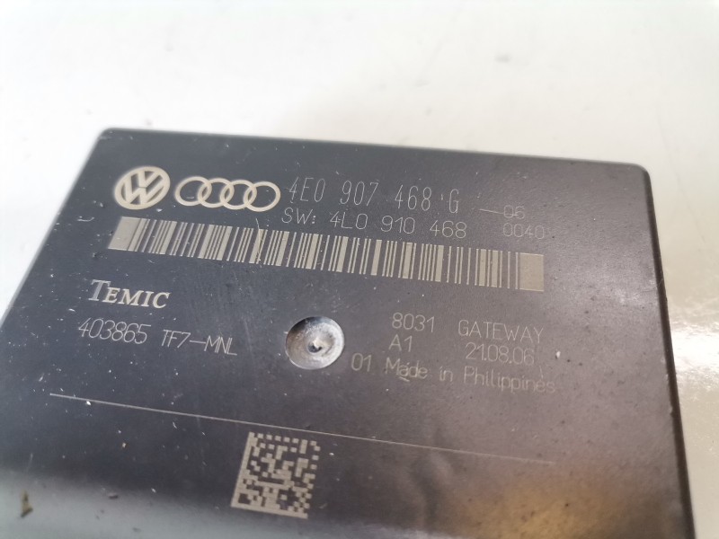 Recambio de modulo electronico para audi a8 (4e) bvn referencia OEM IAM 4E0907468G  