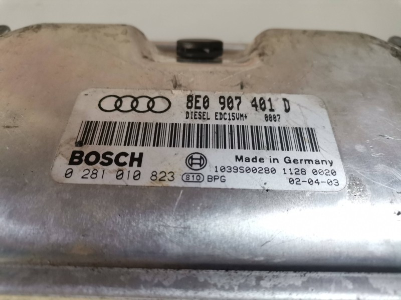 Recambio de centralita motor uce para audi a4 avant (8e) ake referencia OEM IAM 8E0907401D/0281010823/EDC15VM+  