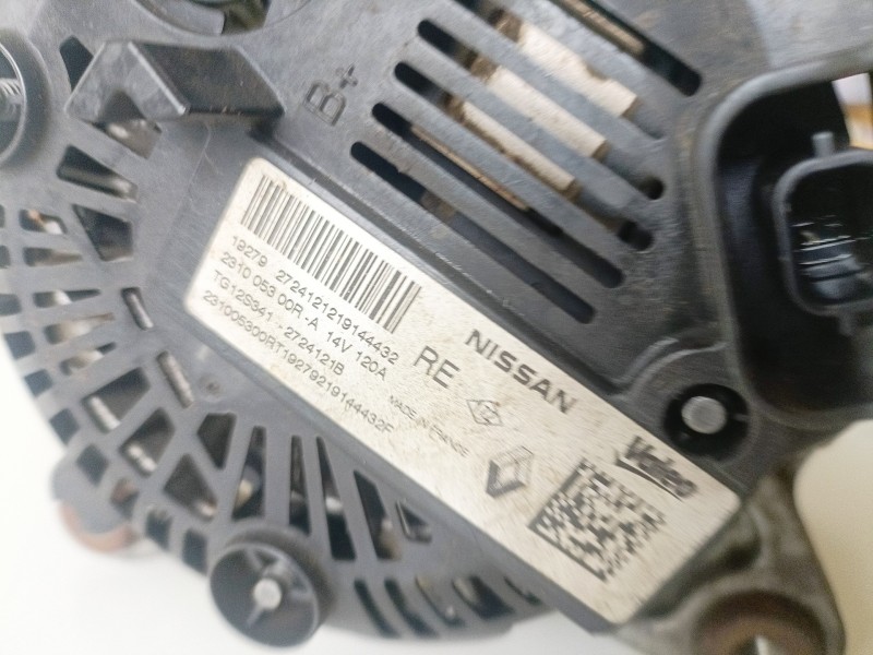 Recambio de alternador para dacia sandero ii h4b412 referencia OEM IAM 231005300RA  