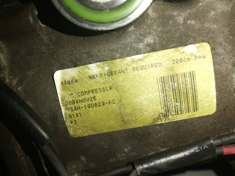 Recambio de compresor aire acondicionado para ford fiesta (cbk) fyja referencia OEM IAM YS4H19D629AC  