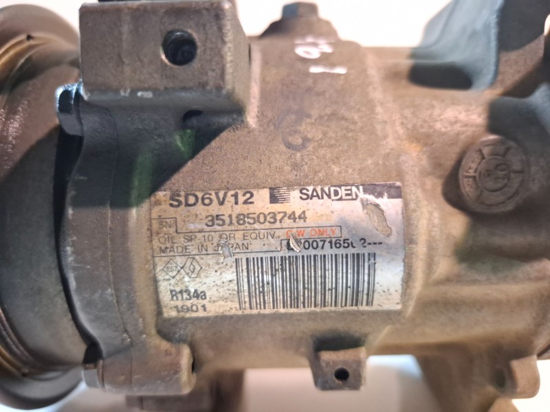 Recambio de compresor aire acondicionado para renault kangoo i (f/kc0) k9k718 referencia OEM IAM 8200716562  