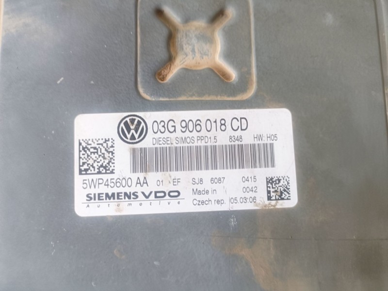 Recambio de centralita motor uce para volkswagen passat variant (3c5) bkp referencia OEM IAM   