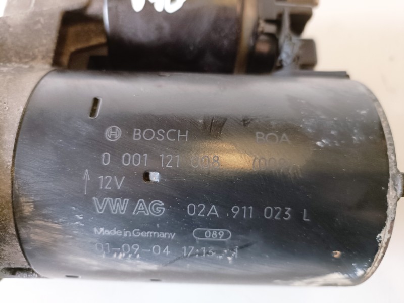 Recambio de motor arranque para audi a3 (8l) apg referencia OEM IAM 0001121008  