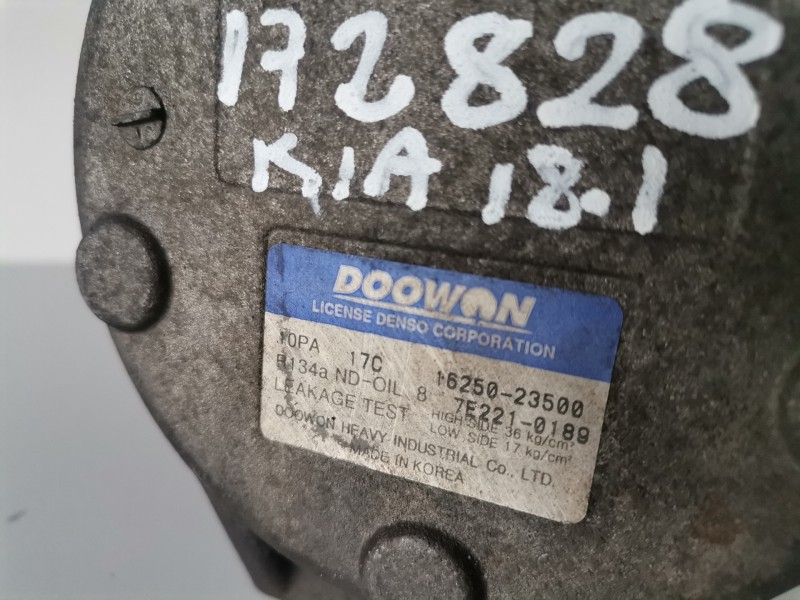 Recambio de compresor aire acondicionado para kia sorento (bl) d4cb referencia OEM IAM 1625023500  