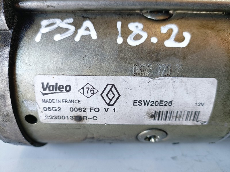 Recambio de motor arranque para renault scenic iii (jz) r9m402 referencia OEM IAM ESW20E26/233001375RC  