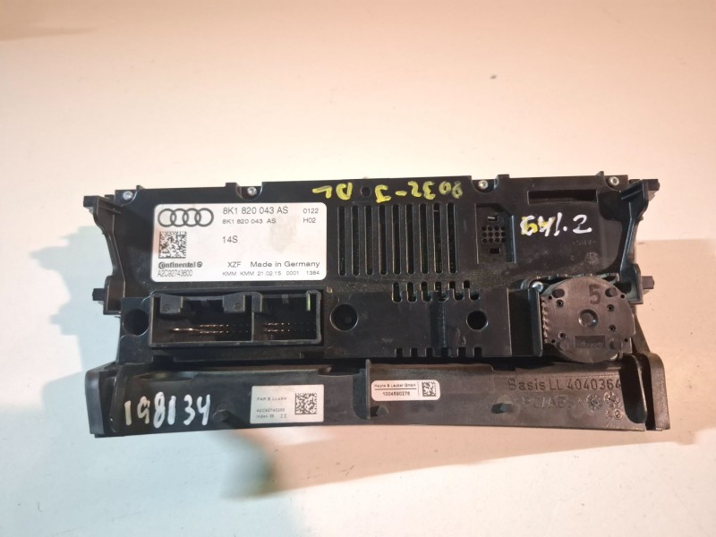 Recambio de mando climatizador para audi a4 berlina (8k2) cjcd referencia OEM IAM 8K1820043AS  