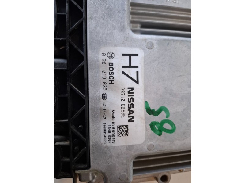 Recambio de centralita motor uce para nissan qashqai (j10) r9m406 referencia OEM IAM 0281019035  