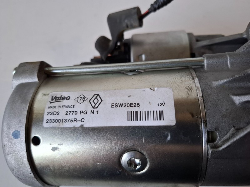 Recambio de motor arranque para nissan qashqai (j10) r9m406 referencia OEM IAM 233001375RC  