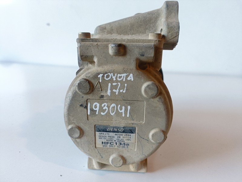 Recambio de compresor aire acondicionado para toyota land cruiser (j9) 1kzte referencia OEM IAM 4472004555  