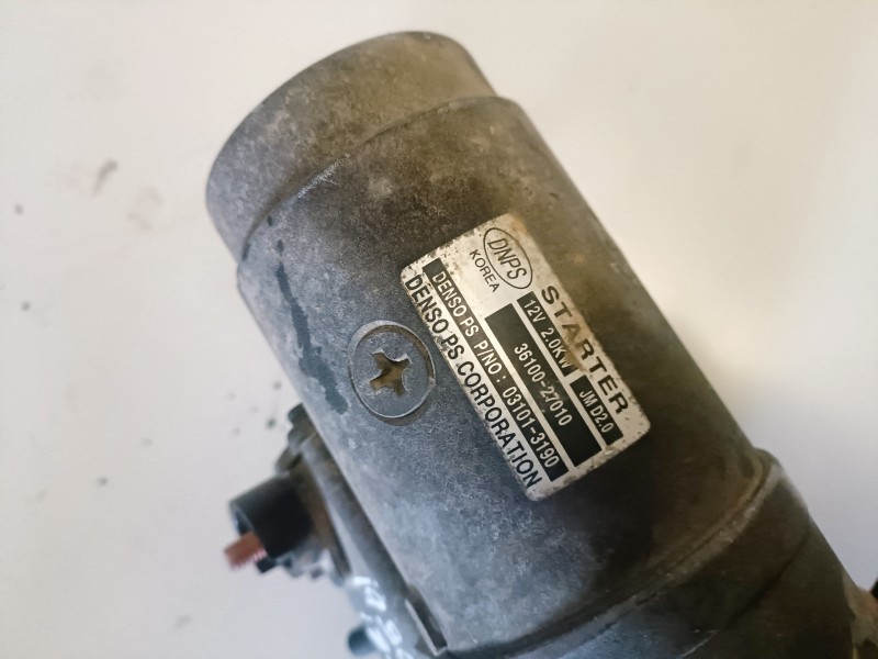 Recambio de motor arranque para hyundai tucson (jm) d4ea referencia OEM IAM 3610027010  
