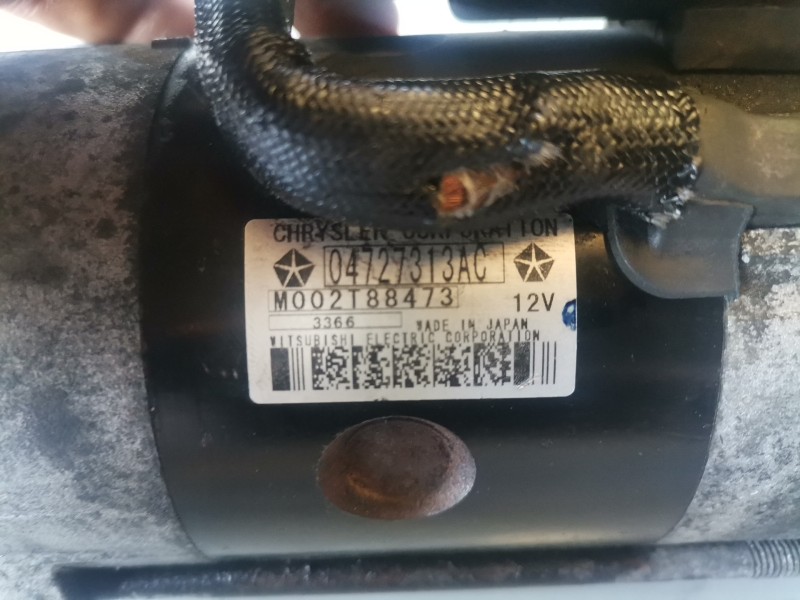Recambio de motor arranque para chrysler voyager (rg) vm4bc referencia OEM IAM M002T88473/04727313AC  
