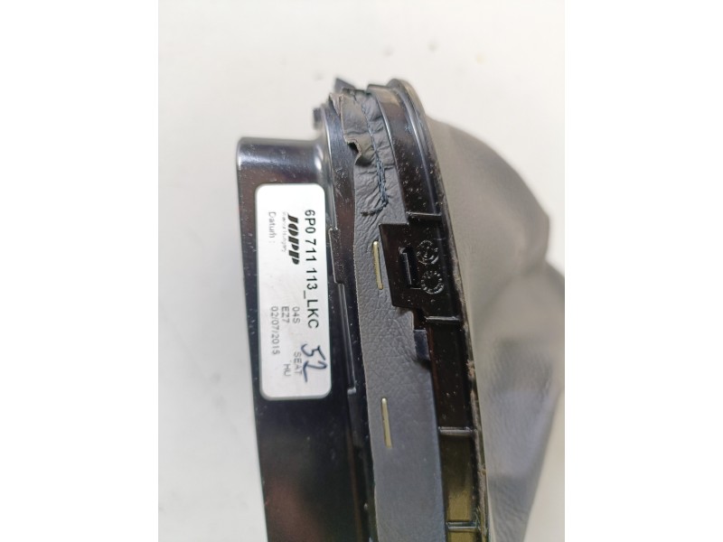 Recambio de pomo palanca cambio para seat ibiza (6p1) chzb referencia OEM IAM 6P0711113LKC  