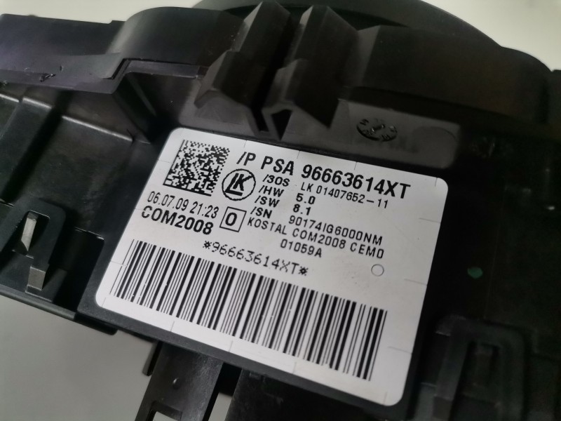 Recambio de mando luces para peugeot 3008 9hz / 9h01 referencia OEM IAM 96663614XT  