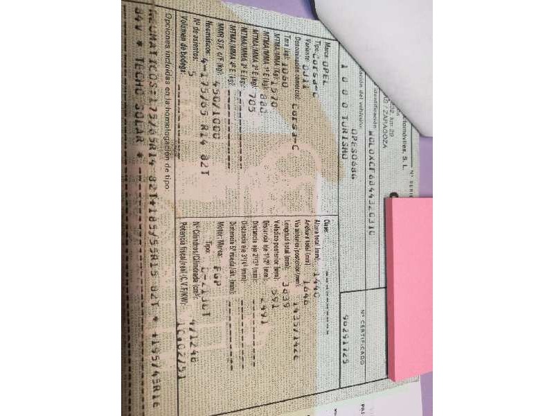 opel corsa c del año 2004