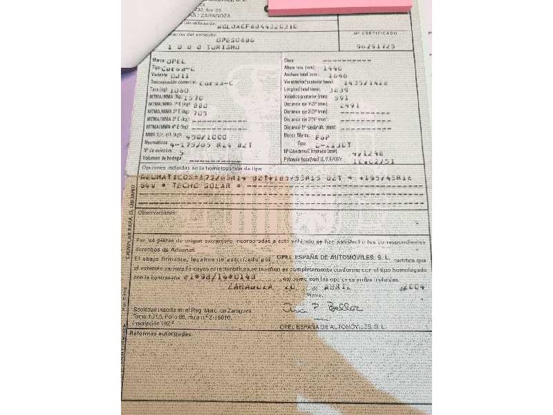 opel corsa c del año 2004