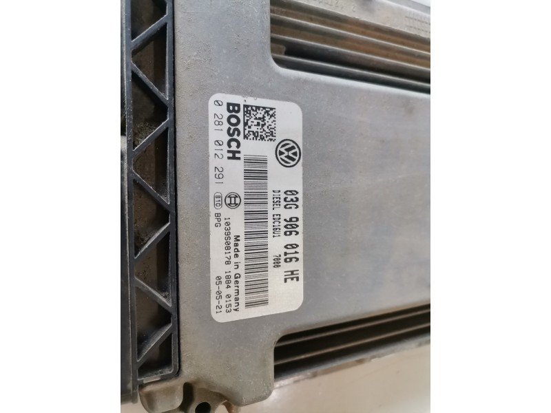 Recambio de centralita motor uce para seat altea (5p1) bkd referencia OEM IAM 03G906016HE/0281012291  