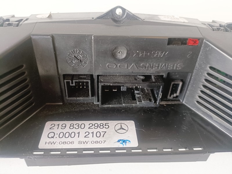 Recambio de mando climatizador para mercedes-benz cls (bm 219) 642920 referencia OEM IAM 2198302985  