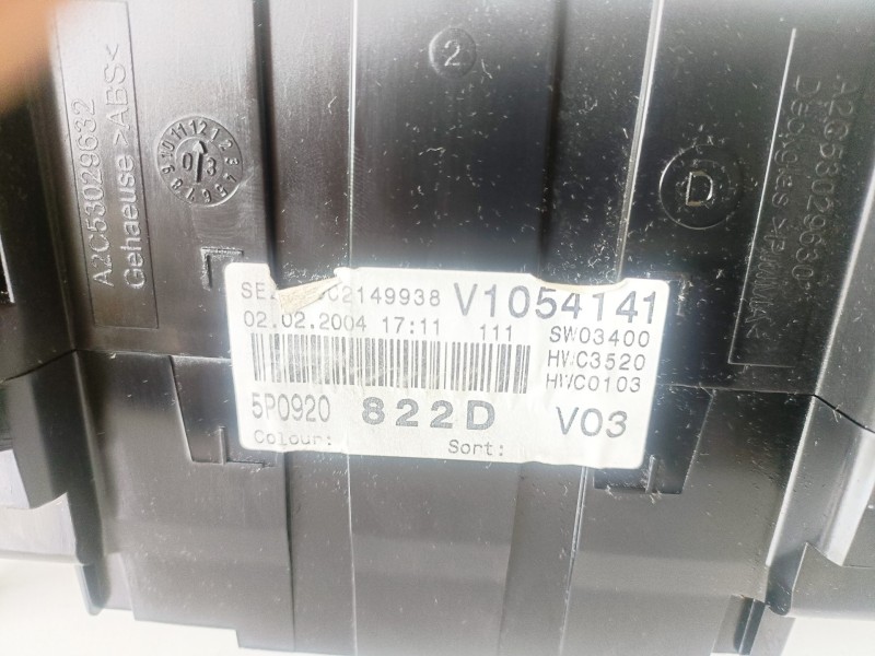 Recambio de cuadro instrumentos para seat altea (5p1) blr referencia OEM IAM 110080280001  