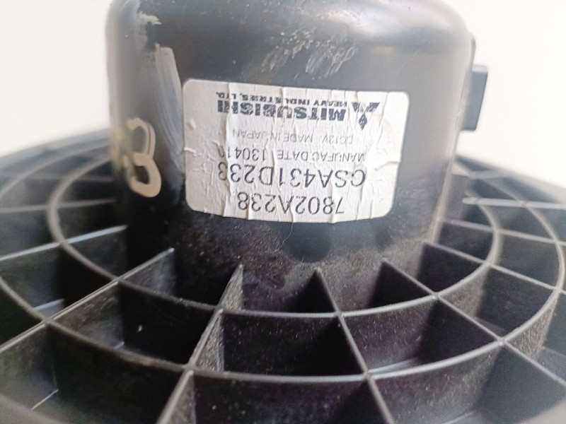 Recambio de ventilador calefaccion para mitsubishi asx (ga0w) 4n13 referencia OEM IAM 7802A238  