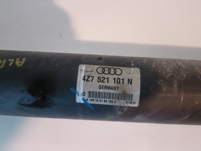 Recambio de transmision central para audi allroad quattro quattro (4b5) ake referencia OEM IAM 4Z7521101N  
