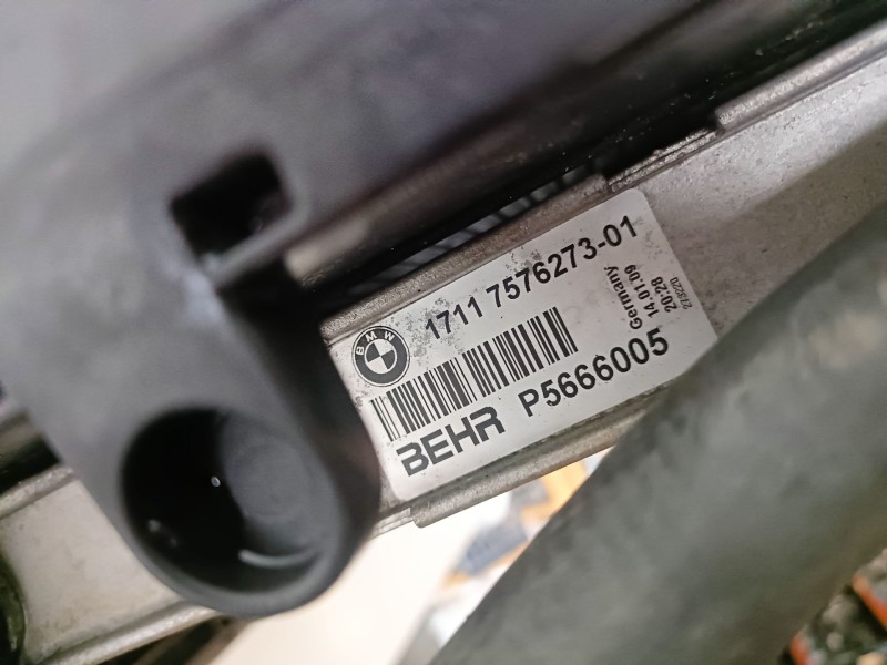 Recambio de radiador agua para bmw serie x6 (e71/72) s63b44a referencia OEM IAM 7576273  