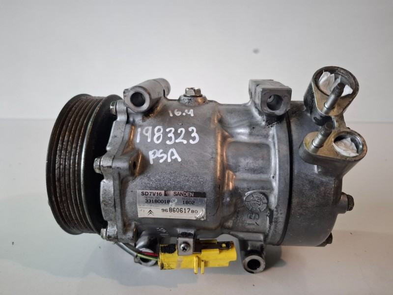 Recambio de compresor aire acondicionado para citroen jumpy 9hu referencia OEM IAM 9686061780  