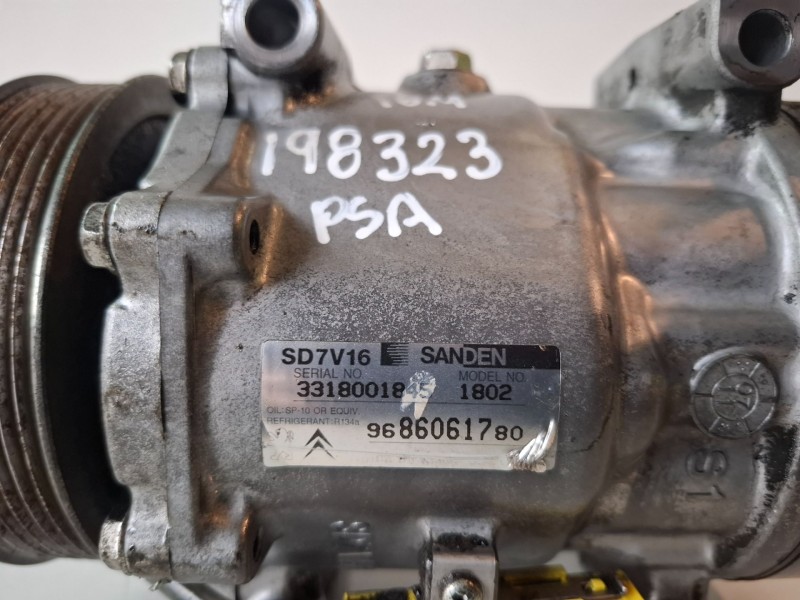 Recambio de compresor aire acondicionado para citroen jumpy 9hu referencia OEM IAM 9686061780  