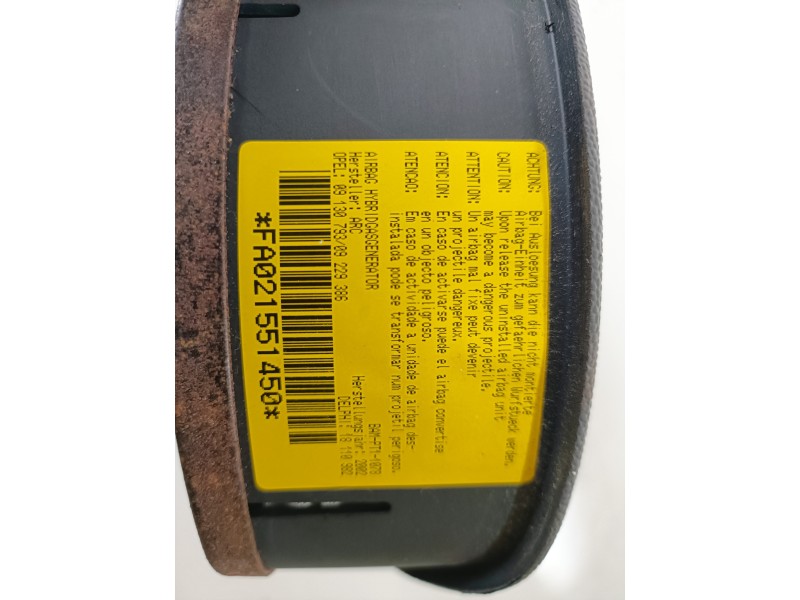 Recambio de airbag delantero izquierdo para opel combo (corsa c) z17dth referencia OEM IAM 18110982  