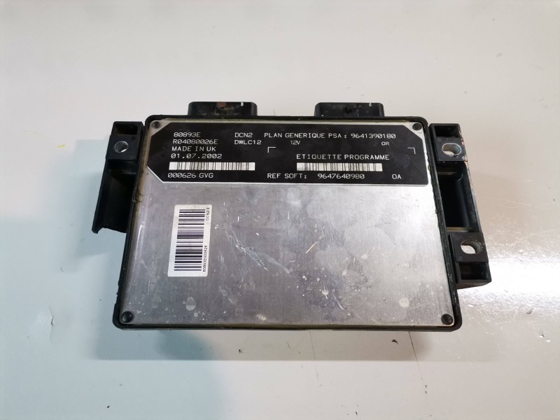 Recambio de centralita motor uce para citroen berlingo wjy referencia OEM IAM 9641390180/9647640980  