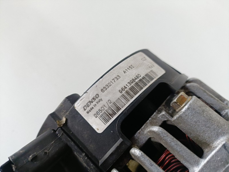 Recambio de alternador para peugeot 206 kfx referencia OEM IAM 9641398480  