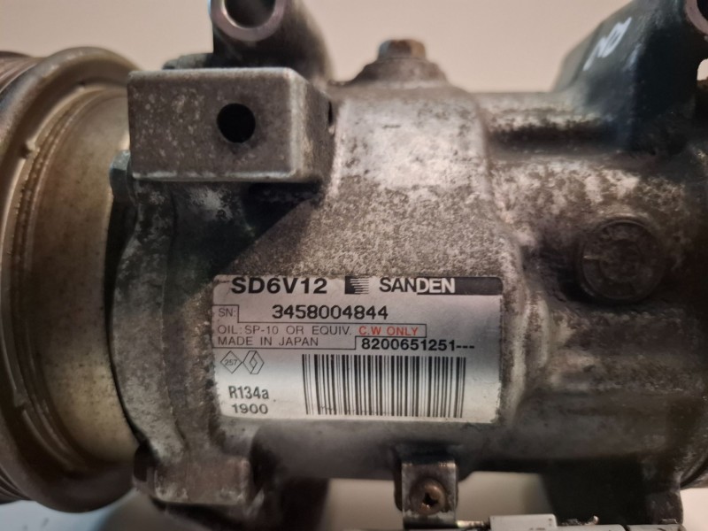 Recambio de compresor aire acondicionado para renault kangoo ii (f/kw0) k9k804 referencia OEM IAM 8200651251  