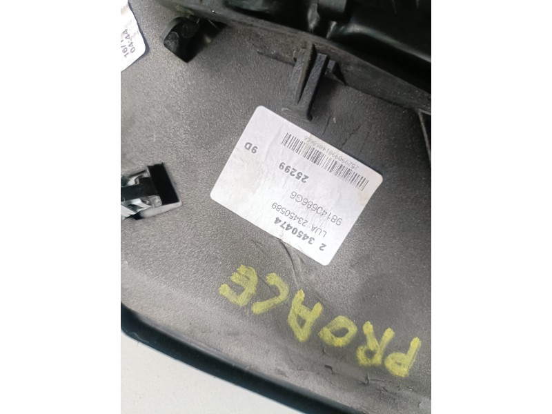 Recambio de retrovisor derecho para toyota proace verso ah01 referencia OEM IAM 98087020XT  