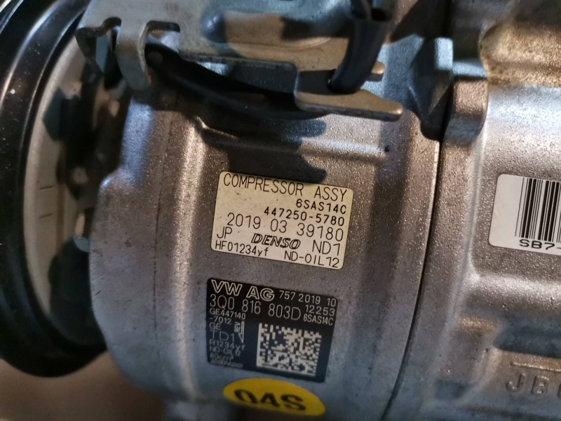 Recambio de compresor aire acondicionado para seat ibiza (kj1) dkl referencia OEM IAM 4472505780  